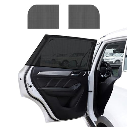 2PCS Car Window Shades, Heat & UV Block Mesh Cover, SUV Back - size: SUV Back