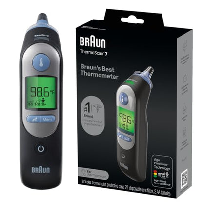 Braun ThermoScan 7 Digital Ear Thermometer for Adults, Babies & Infants - style: ThermoScan 7