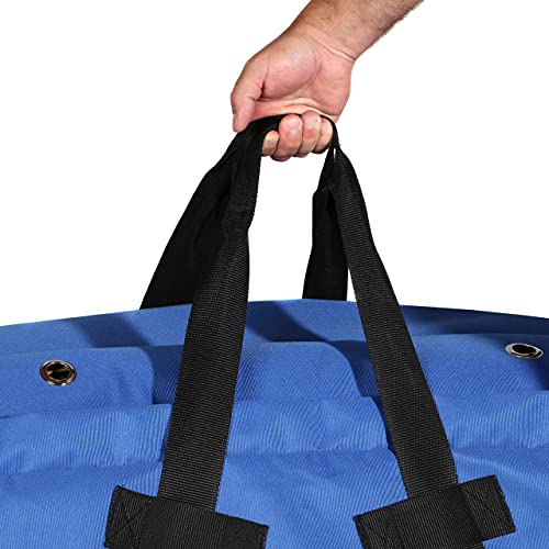 Majestic Ally 1200 D Nylon Fabric Large 44” x 20” x 16” and Extra Large 53"x 24" 20" Heavy-Duty Hay Bale Storage Bag (Red), Royal Blue, youth large / 11-13 - color: Royal Blue, size: Large