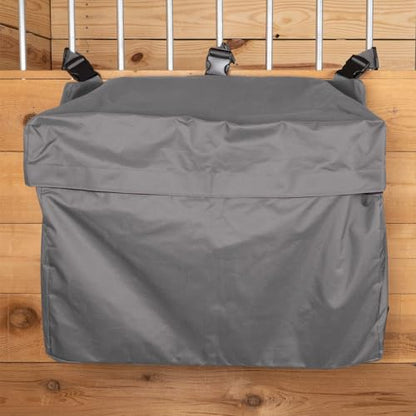 Schneiders Stall Front Large Horsewear Bag II | Durable 600D Polyester | Teflon Coated | Extra Large Capacity | Secure Fastening | Color Gray - color: Gray