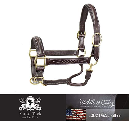 Derby Originals American Elite Fancy Stitch Padded Adjustable Halter - size: Full