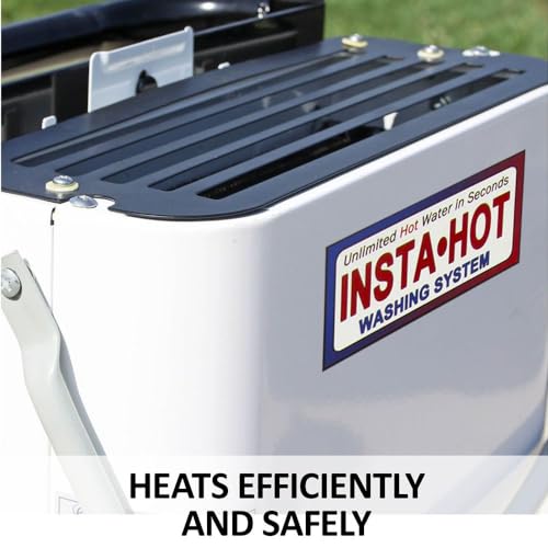 Original Portable Equine Washing System | Ultimate Comfort with Instant Warm Water | Comfortable, Stress-Free Horse - style: Insta-Hot with Cart
