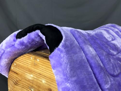 HILASON Western Endurance All Purpose Horse Fleece Saddle Pad - color: Purple