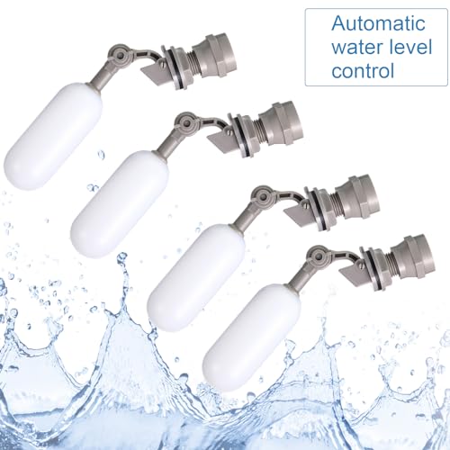 Mudder 8 Pack 1/2 Inch Mini Float Ball Valve with Adjustable Arm
