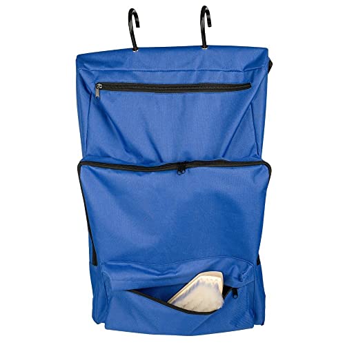 TuffRider Portable Hanging Tack Carrier Bag- Blue- 3 Hooks