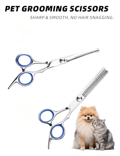 Dog Brush for Shedding,Deshedding Slicker Undercoat Rake Brush for Dog,8PCS - color: Blue-8