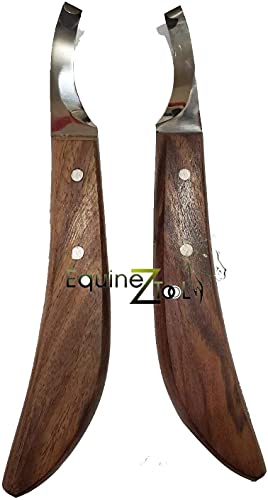 Farrier Hoof Nipper 14 Inch & Hoof Knives Set (Left & Right Handed) – Professional Horse Hoof Trimming & Shoeing Tools, Sharp Stainless Steel Blades, Durable & Ergonomic Design