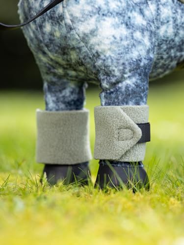 LeMieux Toy Pony Bandages for Toy Pony - Fleece - Simple Fastening - Suitable for Ages 3 Years + - Fern - color: Fern