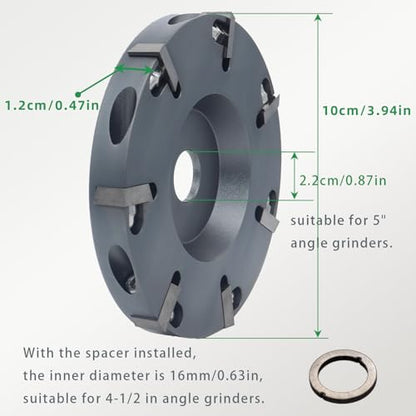 7 Blade Hoof Trimming Disc for 4.5 and 5 Inch Angle Grinders