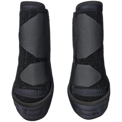 Tough1 Economy Sport Boots Front - Purple - color: Black