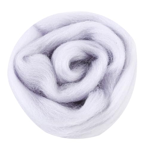 There are 170 Colors and 9 Shades Available This Woollen Yarn is Made of 100% Pure Wool Weighs 3.53oz(100 g) and issuitableformediumtolargeDIYneedlefeltingprojects (Black White Tones, A4) - color: A4, style: Black white tones