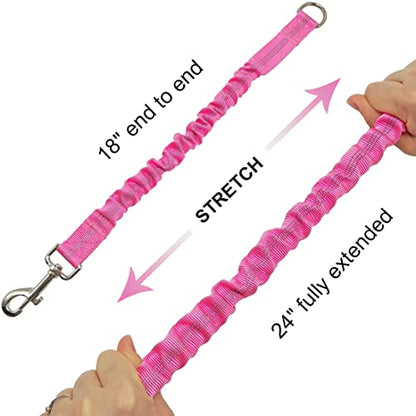 30FT Dog Tie-Out Rope + Bungee Dog Leash Extension