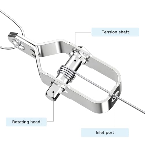 Wire Tensioner, All-Steel Wire Tightener, Heavy Duty Fence Tensioner-14PCS | Sturdy Metal Rope Tightener, Durable Fence Wire Tensioner Tool for Farm, Orchard, Outdoor Fencing and Cable Fastening - size: 3.15Inch/80MM
