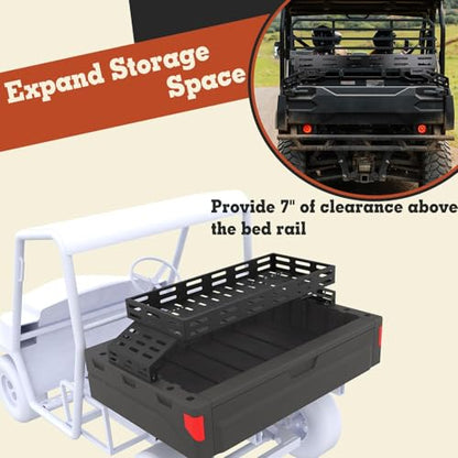 TOPOWN Heavy Duty UTV Overbed Cargo Rack with Adjustable Mounting Brackets
