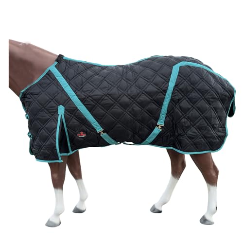 HILASON Quilted Western Horse Stable Blanket - Water Resistant - size: 78 In