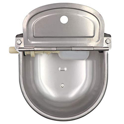 Livestock Water Trough Stainless Steel Automatic Waterer Bowl