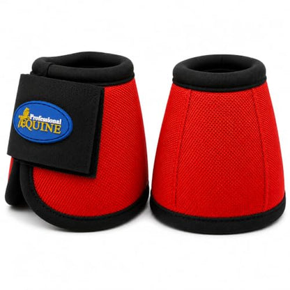 Horse Large Ballistic Overreach No-Turn Bell Boots Red 4109RD-L