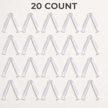 20Pcs Disposable Umbilical Cord Clamps - Sterilized Medical-Grade Puppy Birth Tool for Small Animals | Quick-Release Vet-Approved Pet Delivery Supplies,Veterinary Supplies, Pet Midwifery Tools