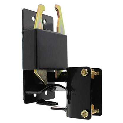 Rural365 Farm Gate Latch 2 Way Gate Latch - Black Two Way Gate Latch Livestock Cattle Gate for Horse Corrals, Ranches