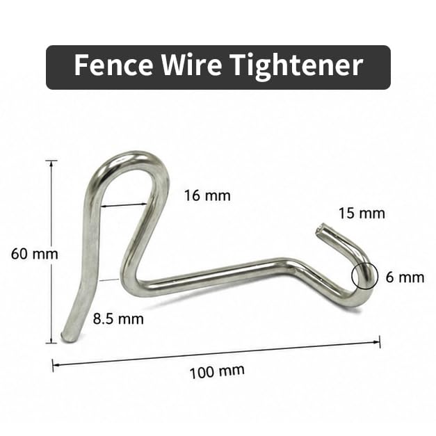 Fence Wire Tightener Barb Wire Fence Tools for Wire Farm Garden