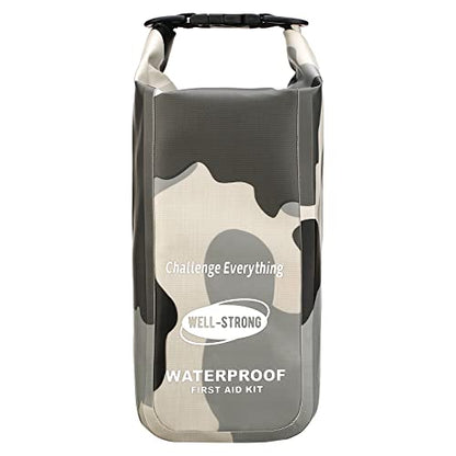 Waterproof First Aid Kit for Boat Marine Roll Top Dry Bag Camouflage Grey - color: Ws011-camo