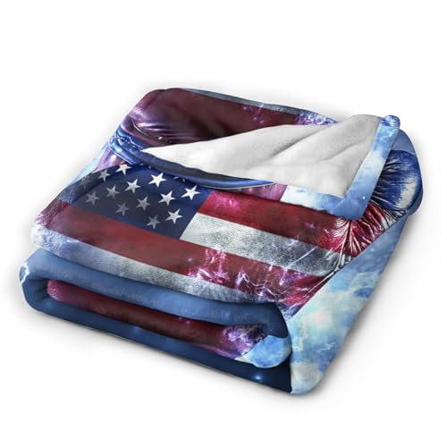 Boxing Throw Blanket Cozy Plush American Flag Gloves Blankets Flannel Fleece Lightweight Fuzzy Party Blanket Gifts for Girls Women Men Boys 80"X60" - color: Boxing Gloves, size: 80"x60"
