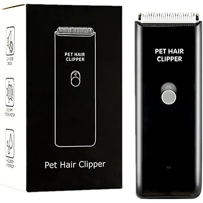 Dog Cat Home Hair Waterproof Clipper Portable Pet Shaver - color: Black