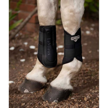 LeMieux Carbon Mesh Wrap Support Horse Boots - Protective Gear and Training Equipment - Equine Boots, Wraps & Accessories - color: Black