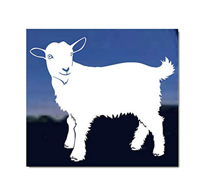 Standing Goat NickerStickers® Pygmy Goat Vinyl Window Decal Sticker