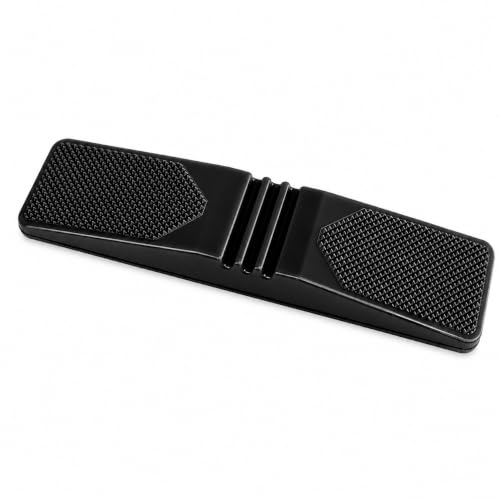 Correct Connect Bow Groomer De-Shedding Tool for Horses, Horse Grooming Brush and Horse Shedding Tool, Flexible Rubber Curry Comb for Coat Care, Bathing and Cleaning (Black) - color: Black