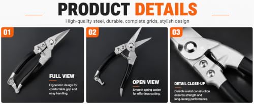 Goat Hoof Trimmers and Farrier Shears – Versatile Hoof, Wire, and Pipe Cutting Tool for Livestock– Silver (1pack) - style: Silver-Black 1pack
