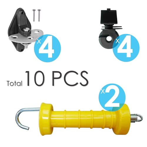 QMARK Electric Fence Gate Handle Set, 2 Handles