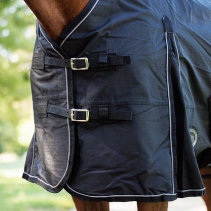 Country Pride Glacier Rainsheet, Waterproof Windproof Horse Blanket, 600D Cordura Outer Shell, Smooth Nylon Lining, Shoulder Gussets, Double Buckle Front, Adjustable Leg Straps, Tail Cover (82) - size: 82