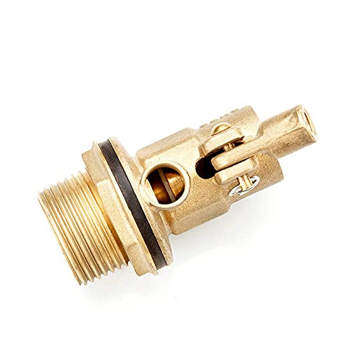 Joywayus 1 inch Thread Float Ball Valve Floating Ball-cock Tank Ballcock Fittings Automatic Water Level Control Switch - size: 1 inch (Pack of 1)