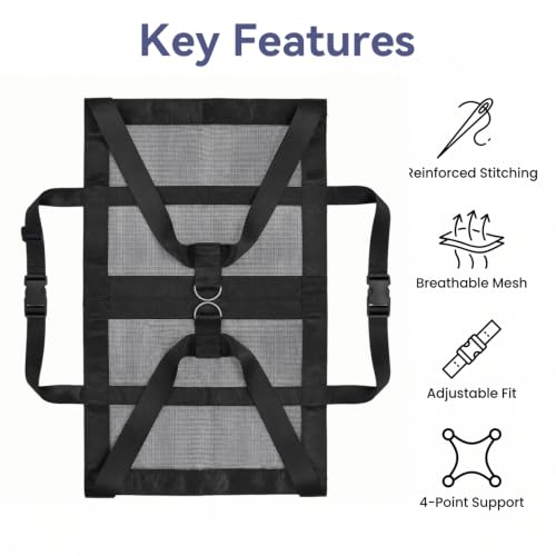 Calf Sling for Weighing Animals, 300 lb Livestock Animal Weighing Sling | Dual-Reinforced Safety Straps, Heavy-Duty, Washable Design For Calves, Lambs, Goats and Small Livestock
