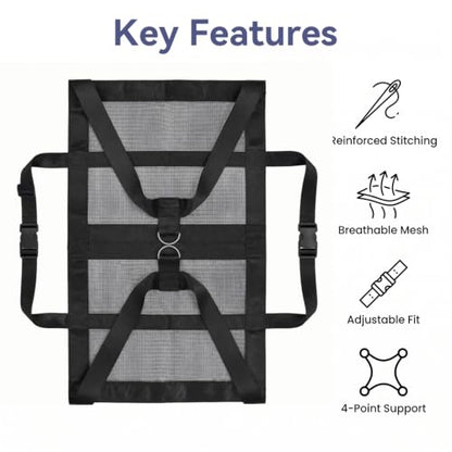 Calf Sling for Weighing Animals, 300 lb Livestock Animal Weighing Sling | Dual-Reinforced Safety Straps, Heavy-Duty, Washable Design For Calves, Lambs, Goats and Small Livestock