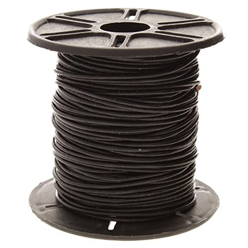 The Beadsmith Leather Cord – Black – 1mm Spool – 25 Yards/22.86 Meters – Indian Leather Thong Ideal for Braiding, Beading, Necklaces, Fine Lacing, Hair Accessories & DIY Jewelry Making - size: 1mm, style: Black – 25 Yards