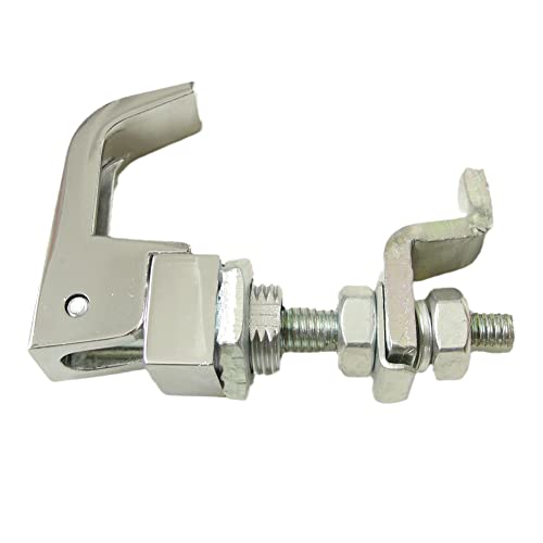 2PCS Lift and Turn Latches and Compression Latch, Adjustable Grip Handle Rotation 360 Silver - color: Silver2