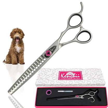 Kenchii Love Dog Grooming Shears, 17 Tooth Blender - size: 17 Tooth Blender