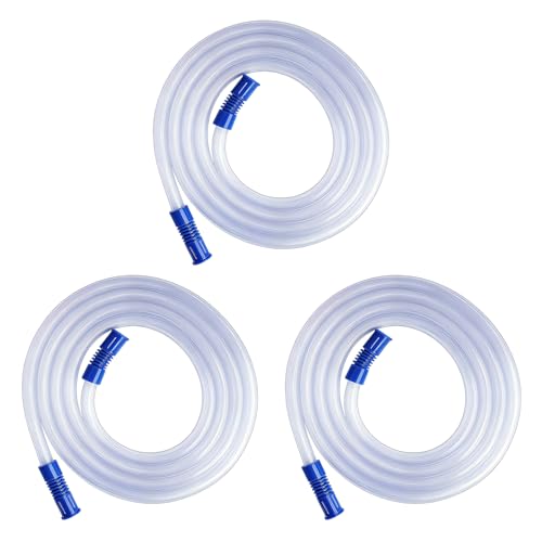 3 PCS 71" Suction Tubing, Durable Extended Suction Connection Tube | Flexible & Portable Suction Connecting Tube, Compatible with Various Devices, Standard Interface Tubing for Connection