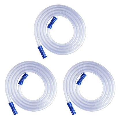 3 PCS 71" Suction Tubing, Durable Extended Suction Connection Tube | Flexible & Portable Suction Connecting Tube, Compatible with Various Devices, Standard Interface Tubing for Connection