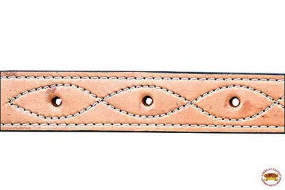 HILASON Leather Saddle Flank Cinch Off Billet Tan, 1 3/4 X 18