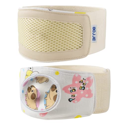 Umbilical Hernia Belt Baby Belly Button Band Infant Belly Wrap Truss Abdominal Binder for Children Kids Support Adjustable Navel Belly Band Newborn Umbilical Cord 15-20 inch