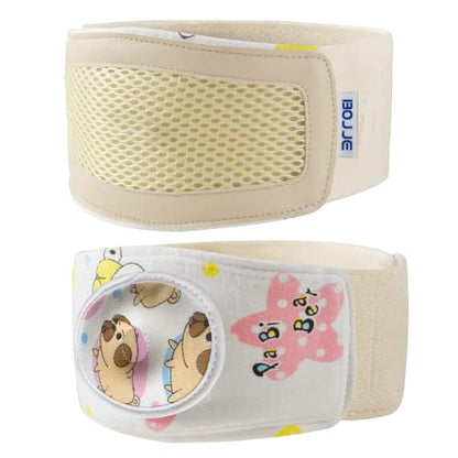 Umbilical Hernia Belt Baby Belly Button Band Infant Belly Wrap Truss Abdominal Binder for Children Kids Support Adjustable Navel Belly Band Newborn Umbilical Cord 15-20 inch