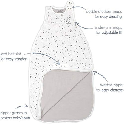Woolino 4 Season Toddler Sleeping Bag, Merino Wool and Organic Cotton Toddler Sleep Bag Sack, 2-4 Years, Rose - color: Rose