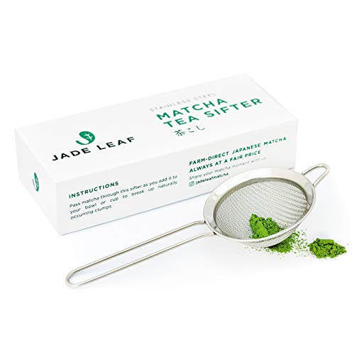 Jade Leaf Matcha Stainless Steel Matcha Sifter | Stainless Steel Sifter - Eliminate Clumps In Your Green Tea Powder - Great Gift for Matcha Lovers