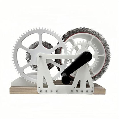 Feqaeqe Manual Wool Drum Carder Machine with Foldable Handle Starter Kit