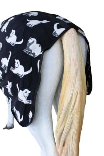 Challenger Horse Polar Fleece Cooler with Combo Neck Moisture-Wicking Exercise Blanket, Breathable Lightweight Cooling Sheet White Cats Print 43EE02N - color: White Cats, size: 76 inches