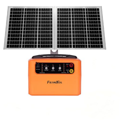 24H Solar Electric Fence Charger, 30 Miles Solar Fence Energizer