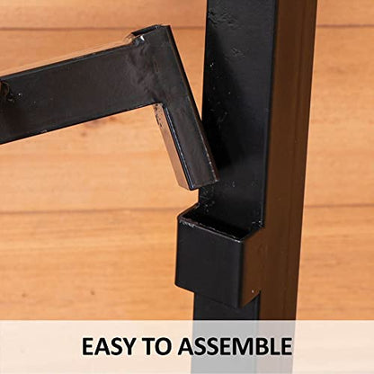 EASY-UP Saddle & Tack System | Accommodates Both English & Western Saddles | High Capacity: 5 Saddles & 8 Pads | Easy Assembly | Ideal for Busy Horse Stables | 5-Year Warranty